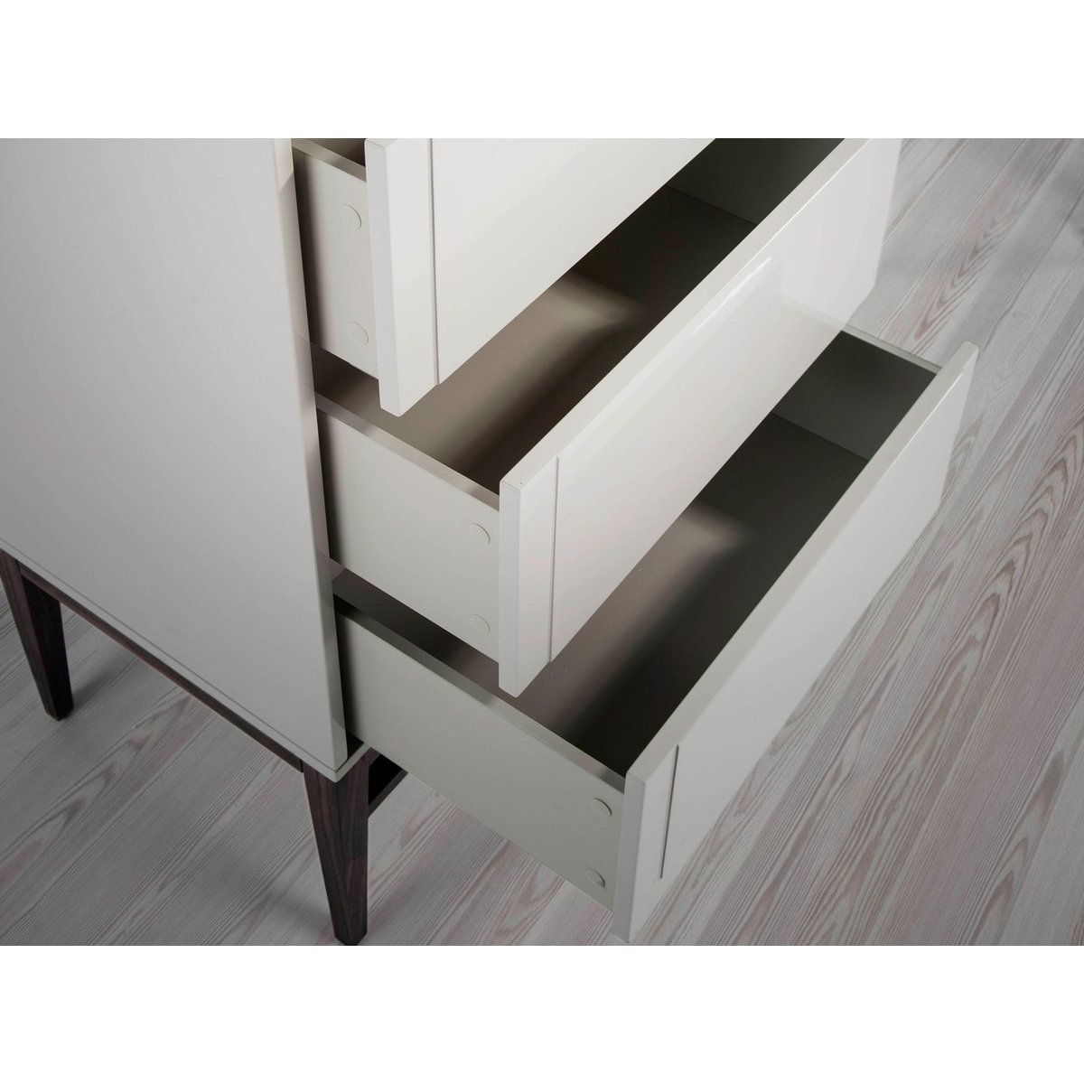 Chiffonnier beige et noyer noyer | beige, ANGEL CERDA