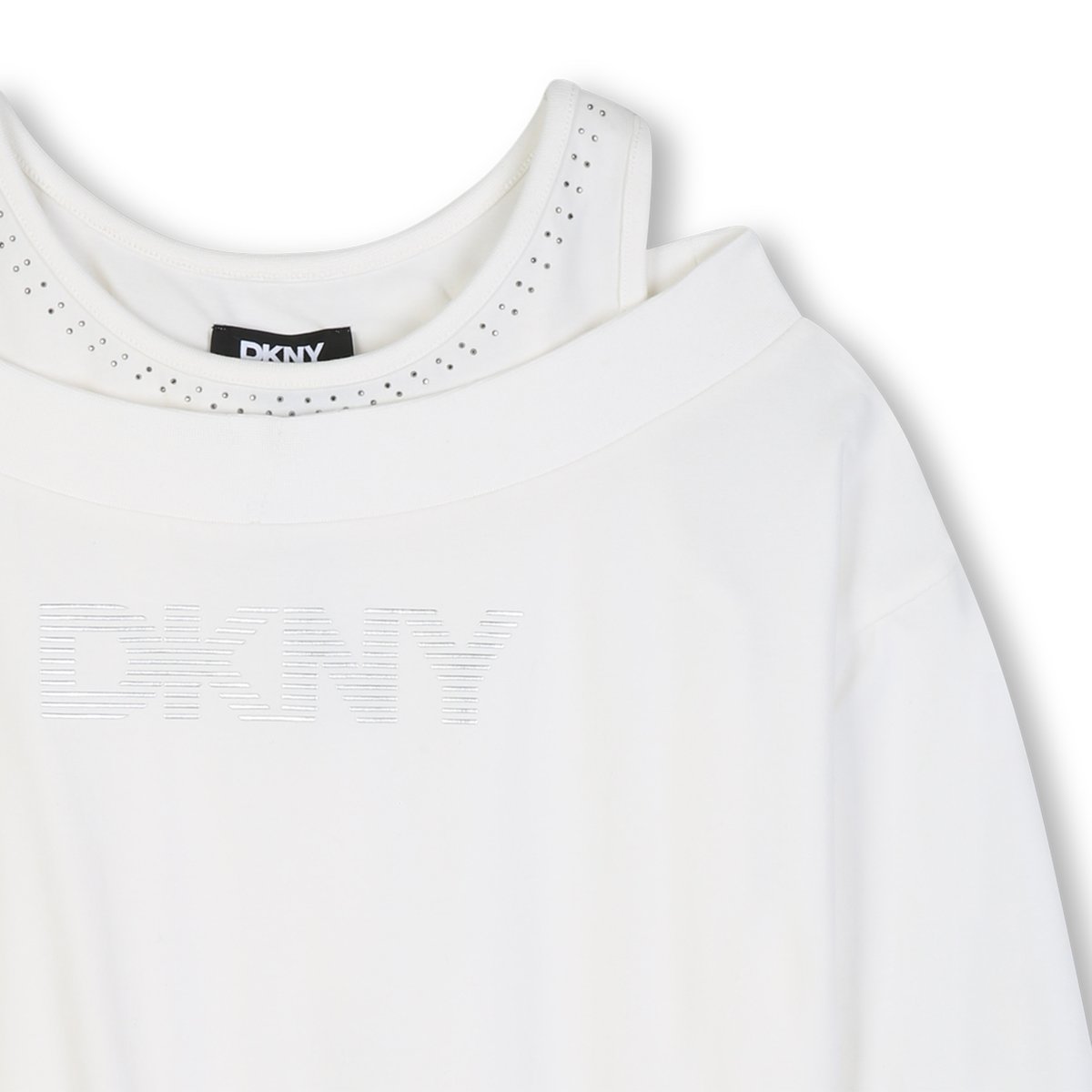 Tee-shirt 2 en 1 offwhite, DKNY