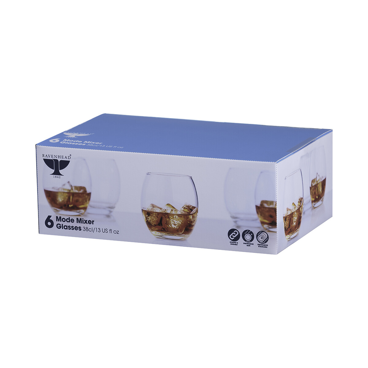 Set of 6 Mode Mixer Glasses glass, RAVENHEAD