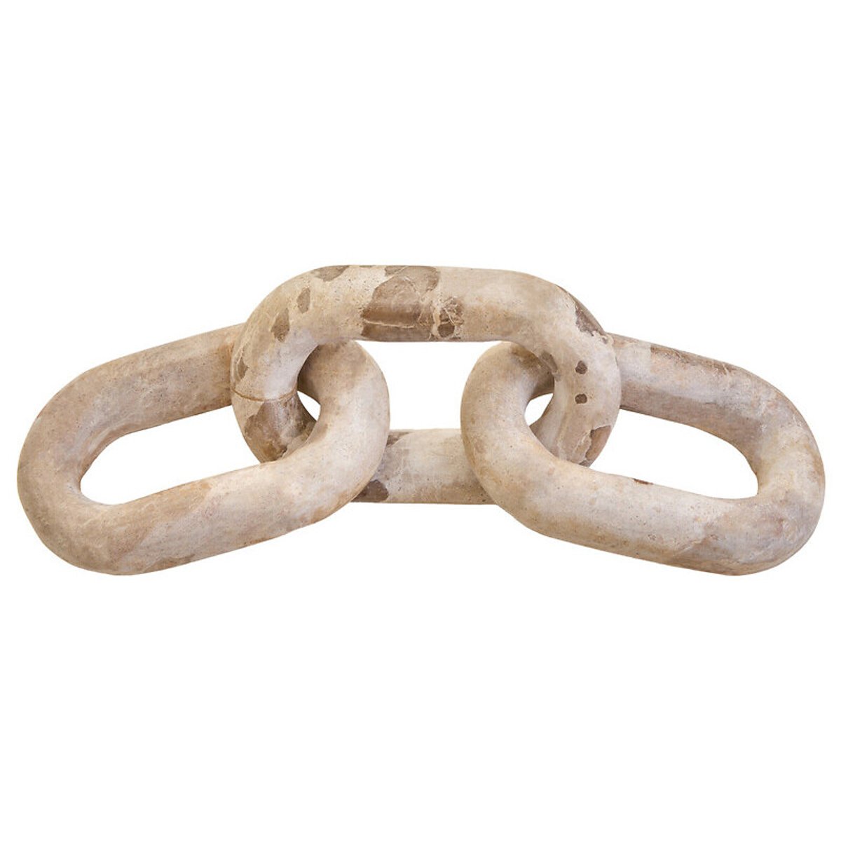 Decor Marble Three Link Chain in Chocolate brown , FIFTY FIVE SOUTH