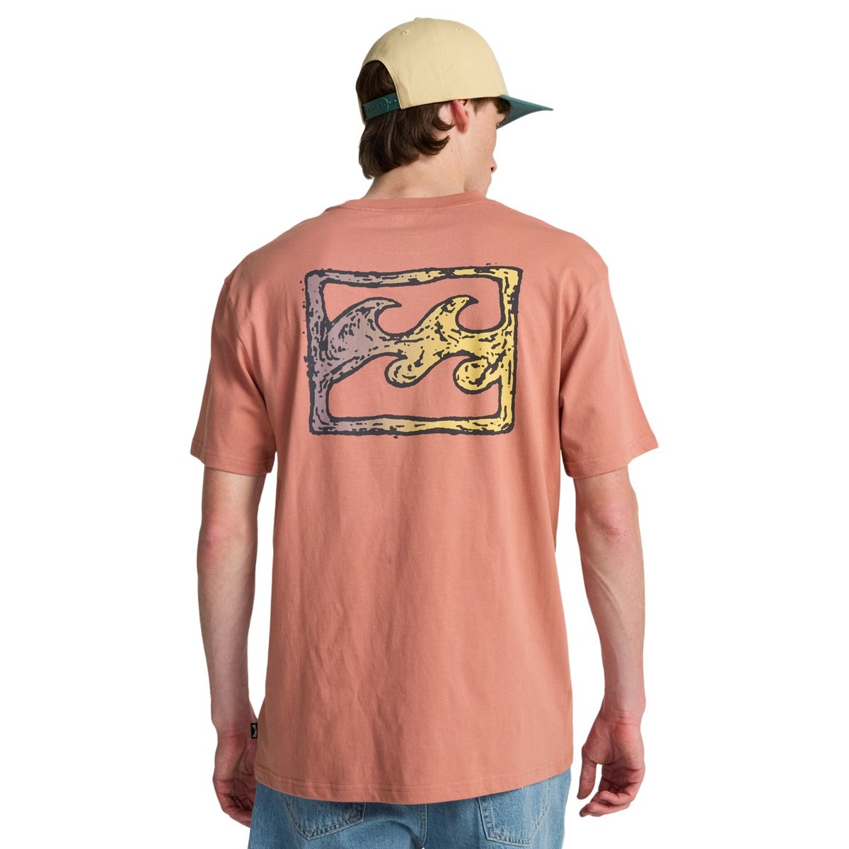 T shirt manches courtes CRAYON WAVE rose dusty rose, BILLABONG