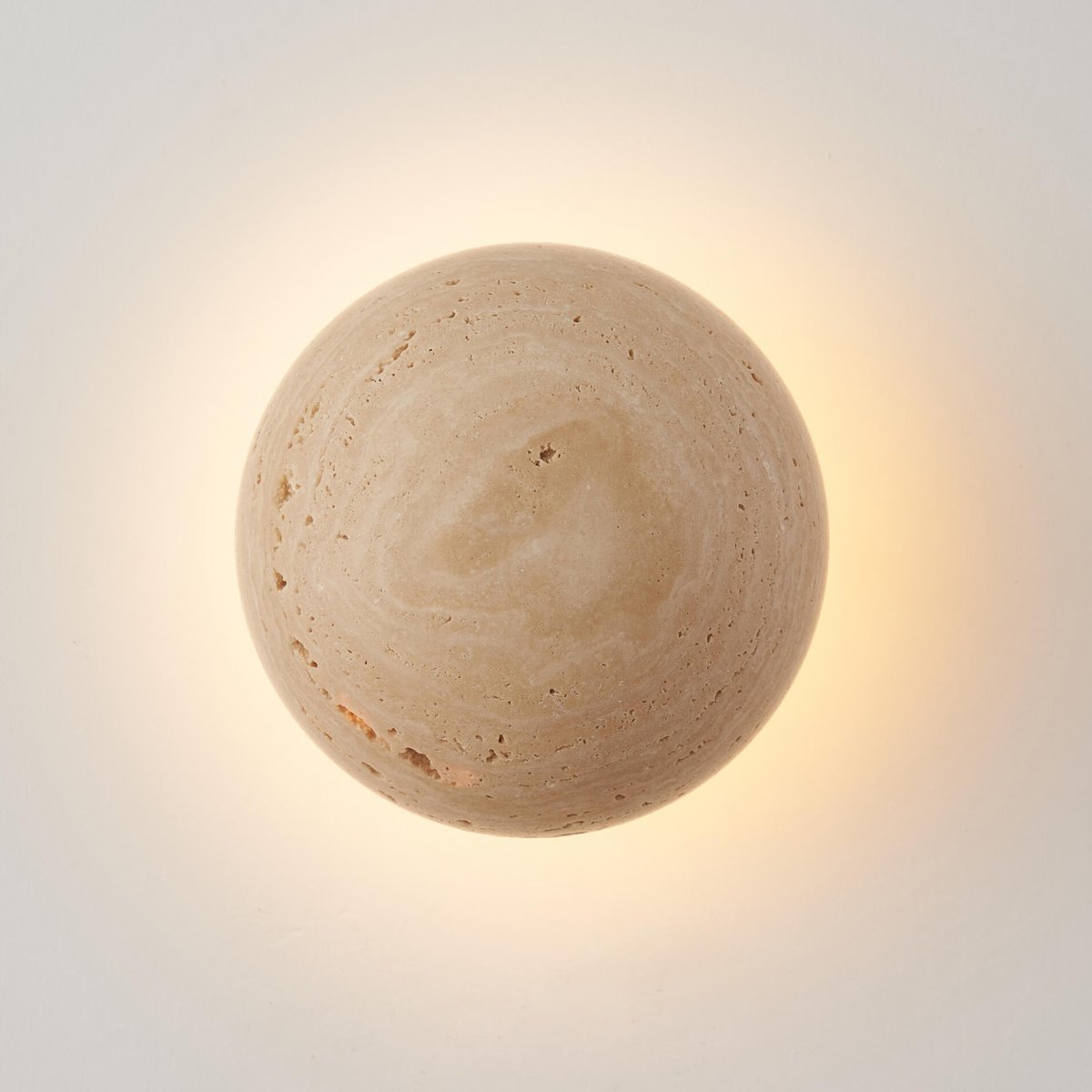 Applique en pierre naturelle à LED - ELVIN beige, KOSILUM