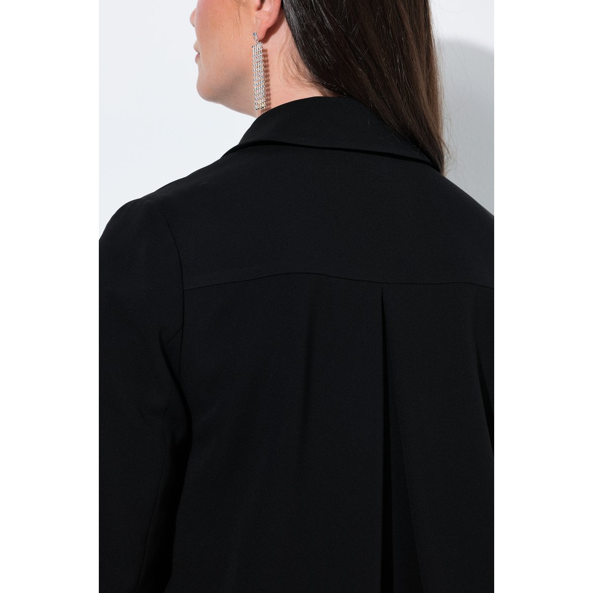 Veste en acétate, coupe évasée noir, ULLA POPKEN