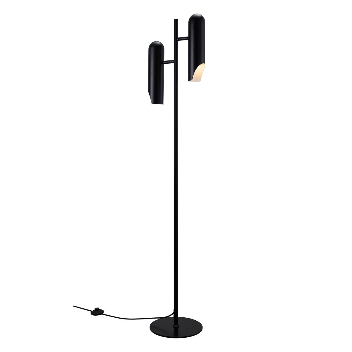 Lampadaire Irrégulier et Minimaliste en Métal, ROCHELLE noir, DESIGN FOR THE PEOPLE