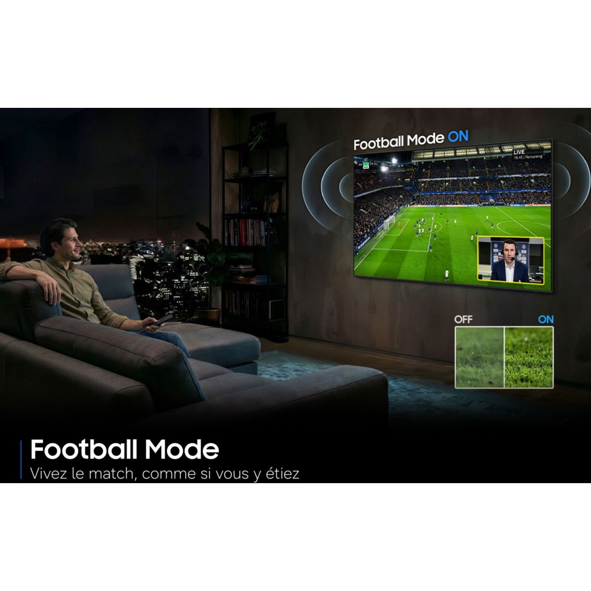 TV LED TU65U8005H (2026) 65" (163 cm) 4K Ultra HD - Smart TV avec IA couleur unique, SAMSUNG