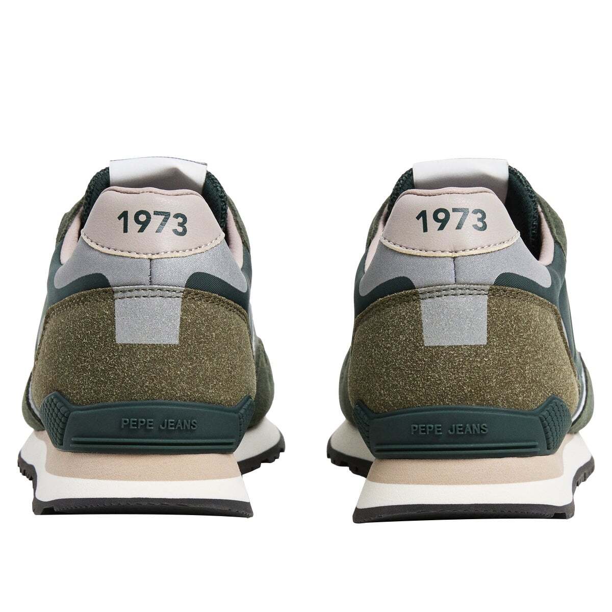 Brit - Baskets De Running Rétro vert à veine permanente, PEPE JEANS