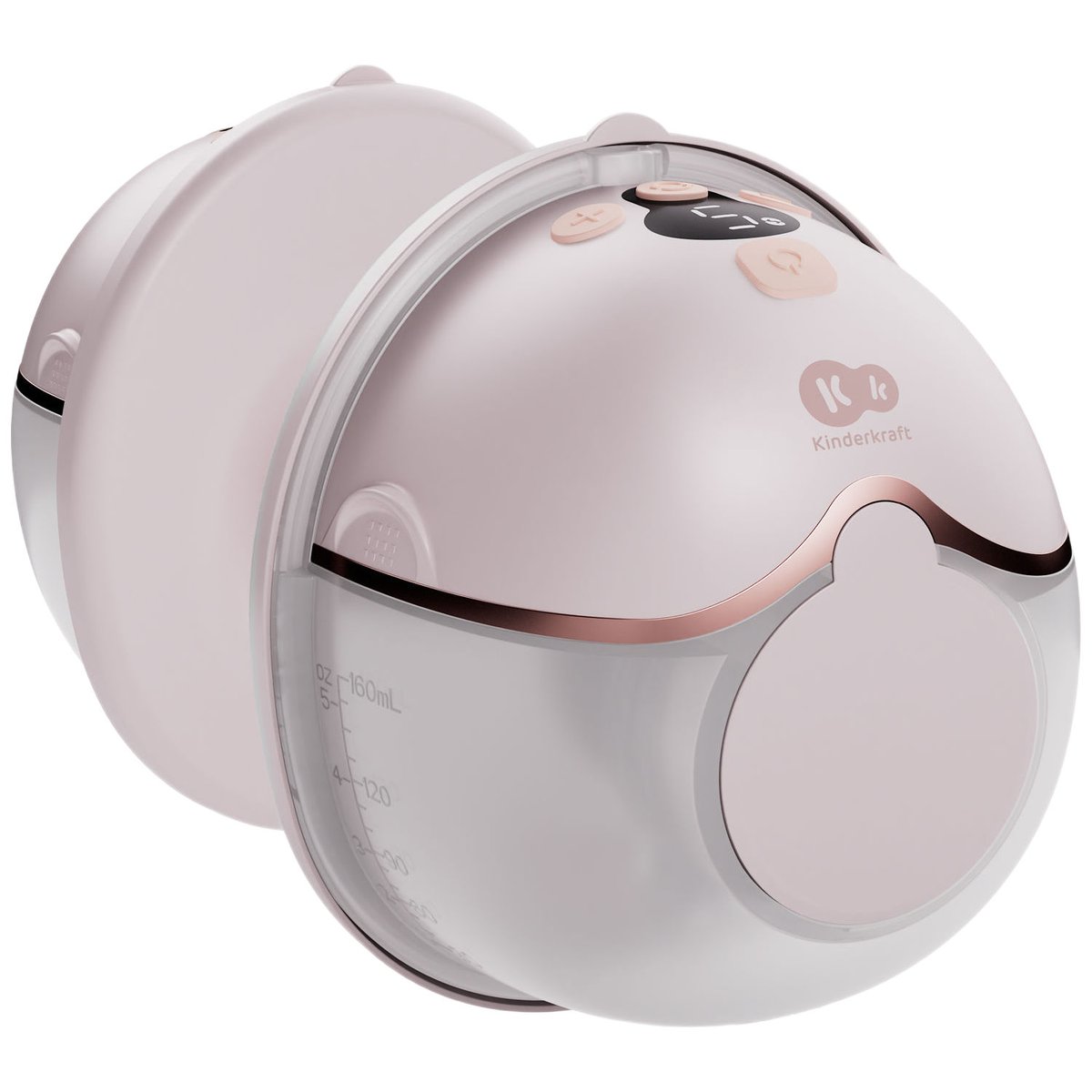 Tire-lait mains libres MamaFlow rose, KINDERKRAFT