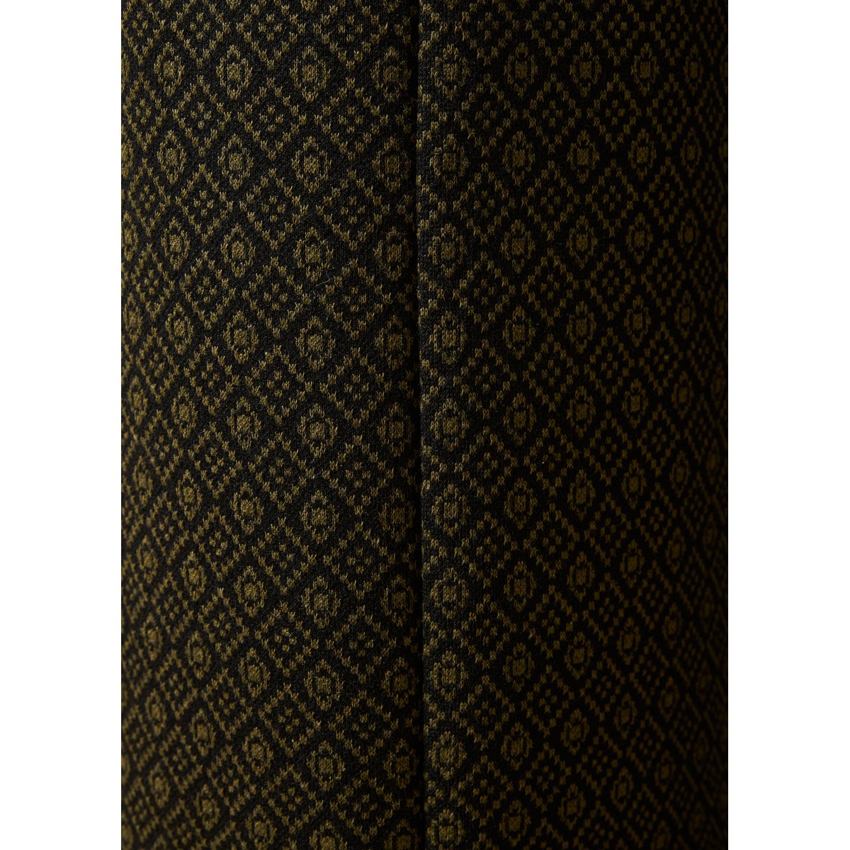 Pantalon cropped en milano jacquard kaki, LA FEE MARABOUTEE