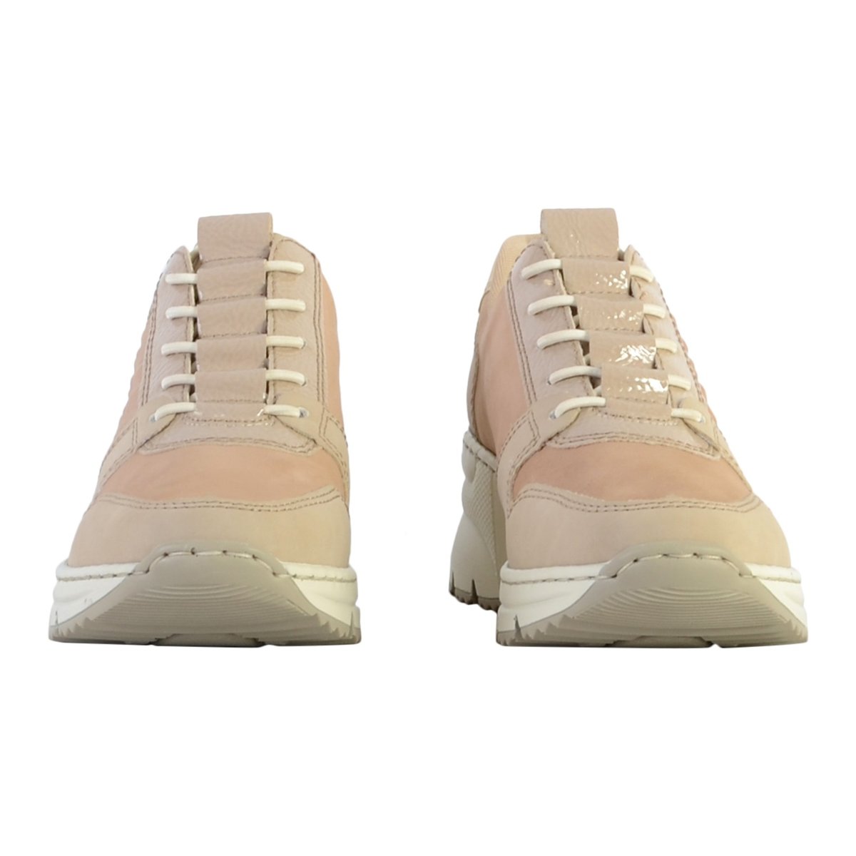 Basket Cuir Morelia beige, RIEKER