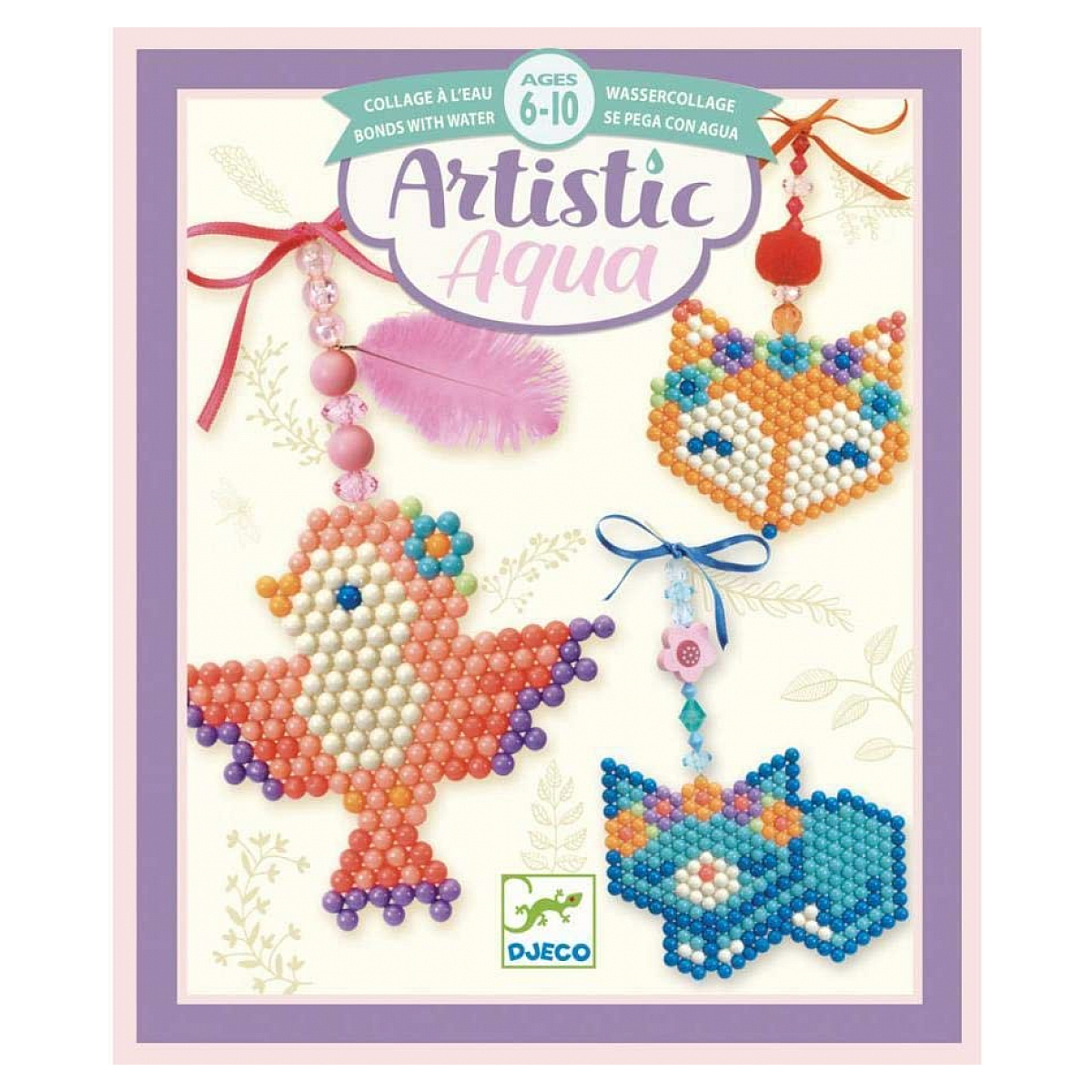 Artistic Aqua - Perles a eau champetres rouge, DJECO