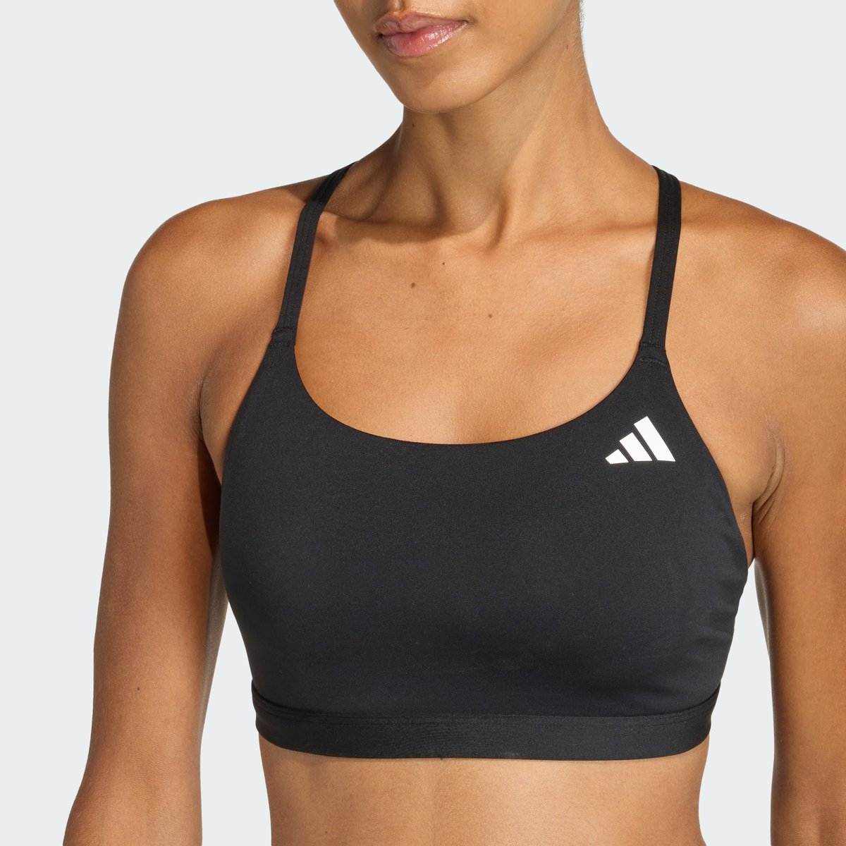 Brassière De Training Optime Essentials Maintien Léger noir, adidas Performance