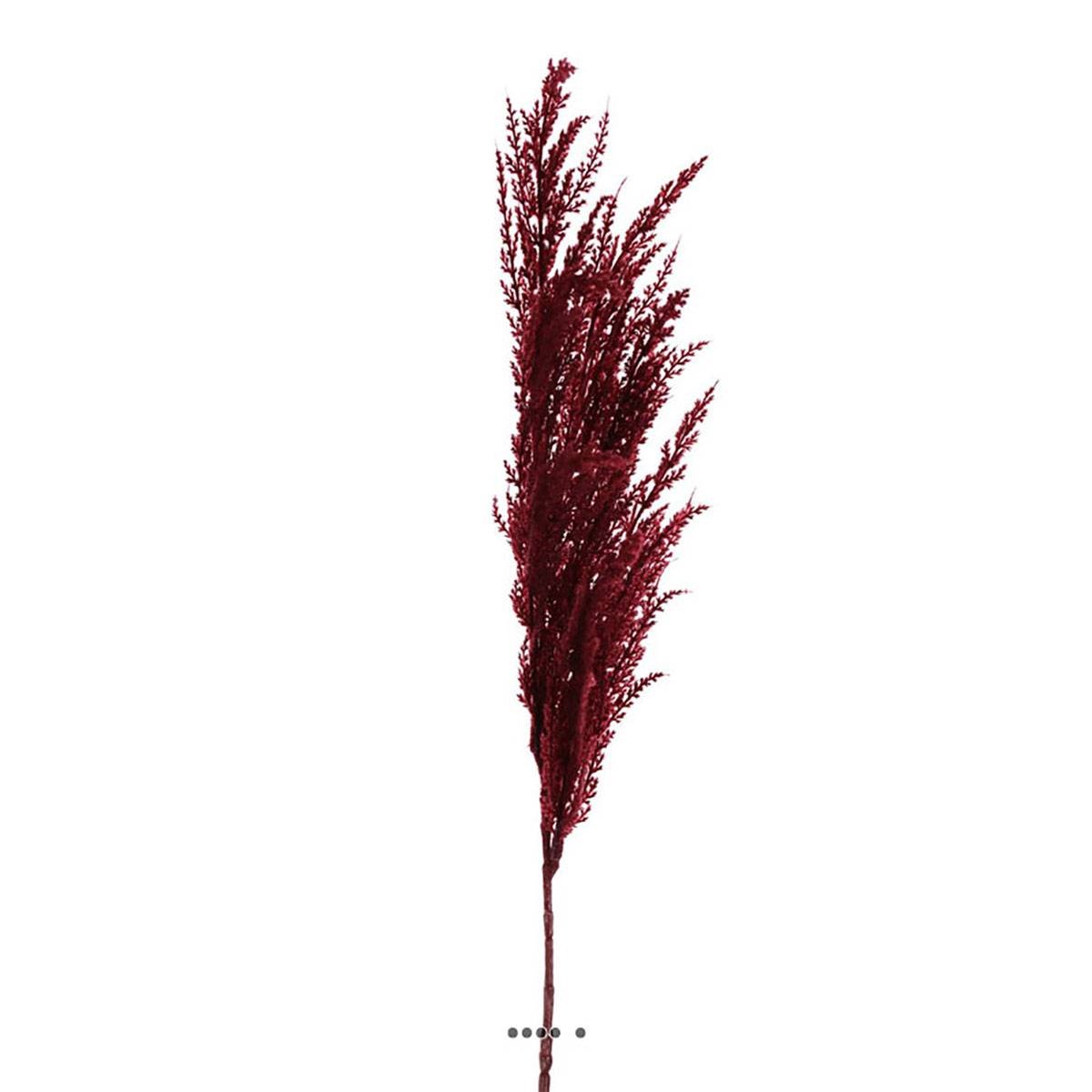 Magnifique fausse herbe de pampa grande tige pourpre, ARTIFICIELLES