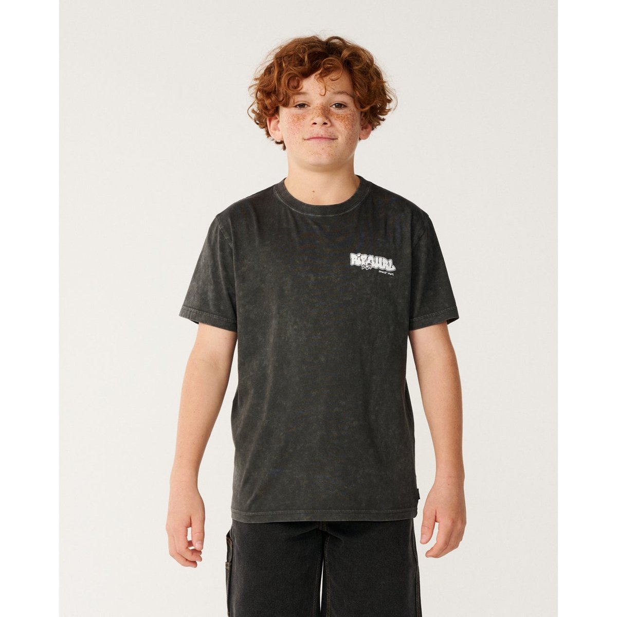 T-shirt enfant SURF Shack Wash washed black, RIP CURL