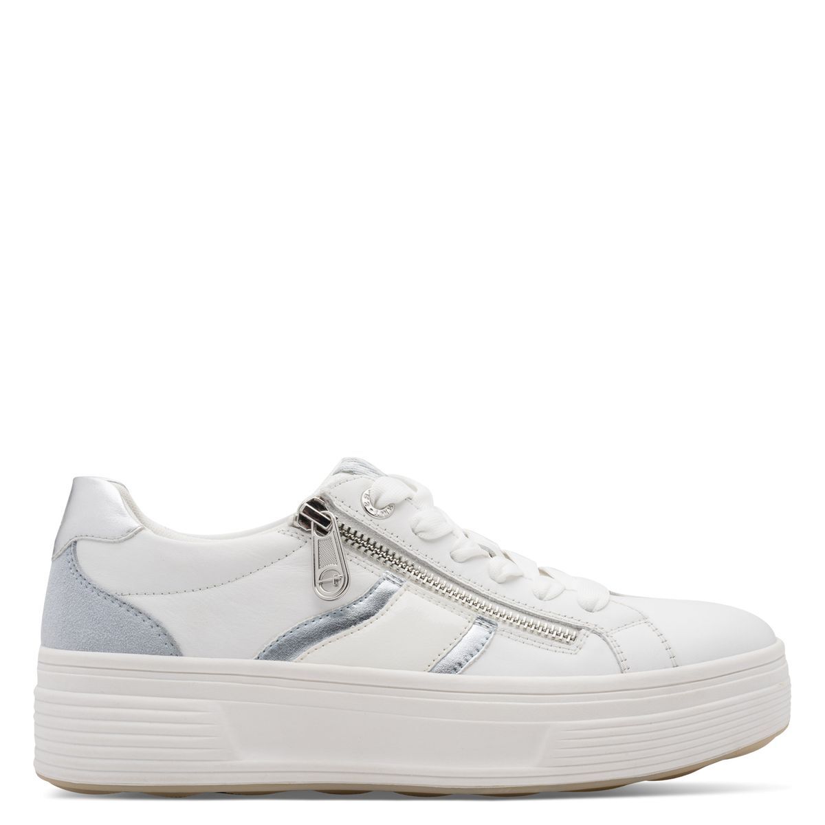 Basket à lacets blanc cassé combiné, TAMARIS