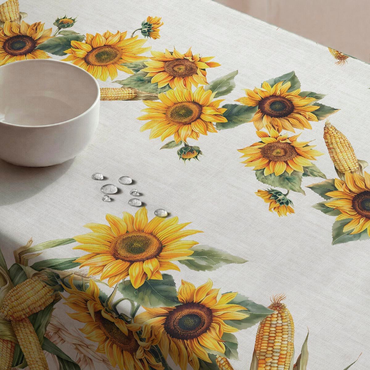 Nappe anti-taches Panocha - 100% coton - jaune, NAF NAF HOME