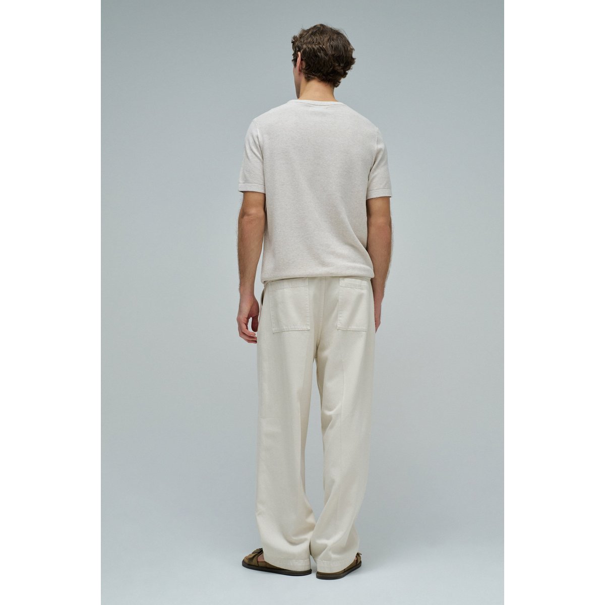 T-SHIRT EN MAILLE TRICOTÉE beige, SALSA JEANS
