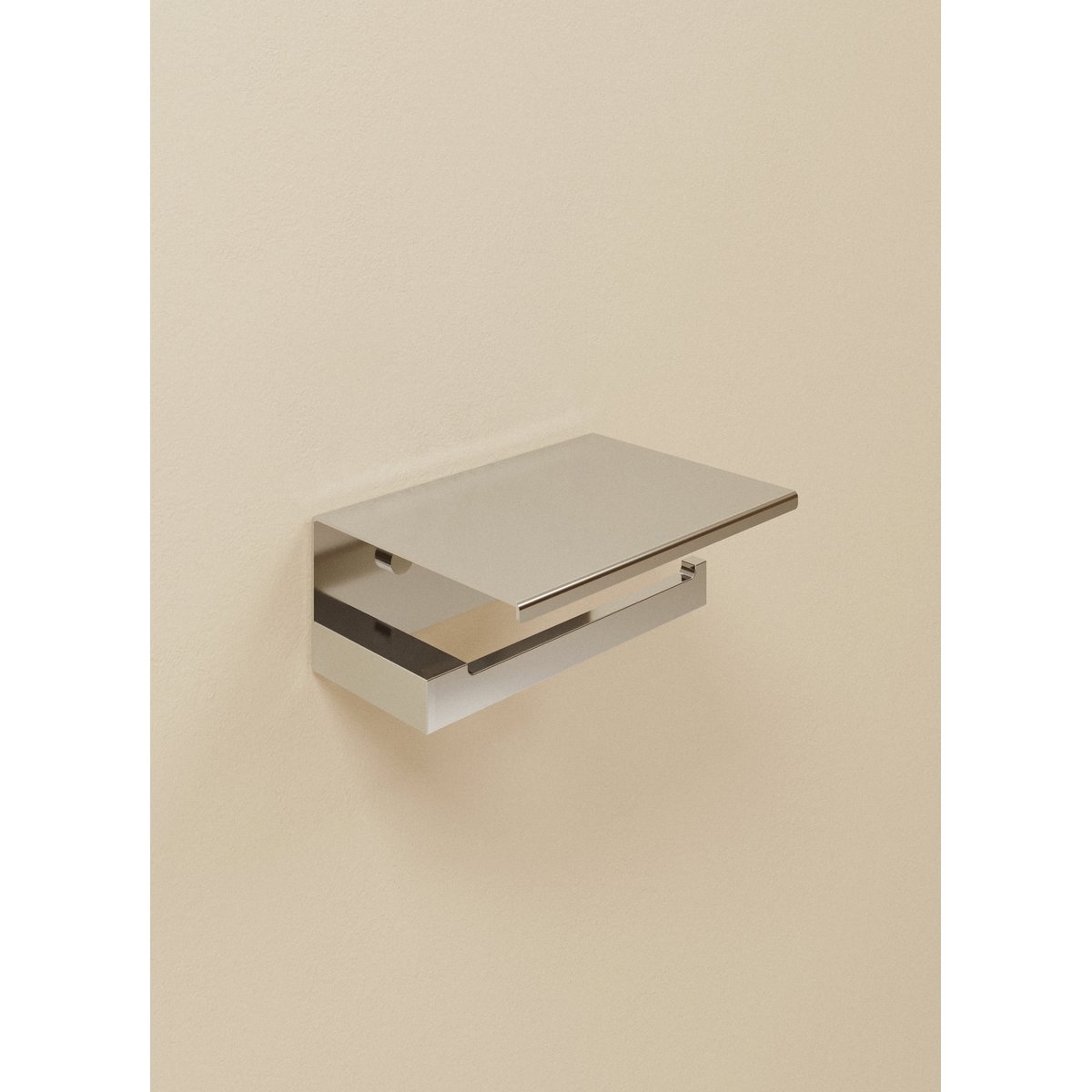 Porte Papier Toilette Avec Couvercle  BATH LIFE chrome, COSMIC