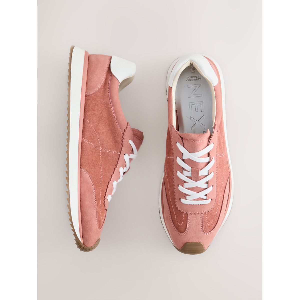 Baskets en daim forever comfort® rose, NEXT