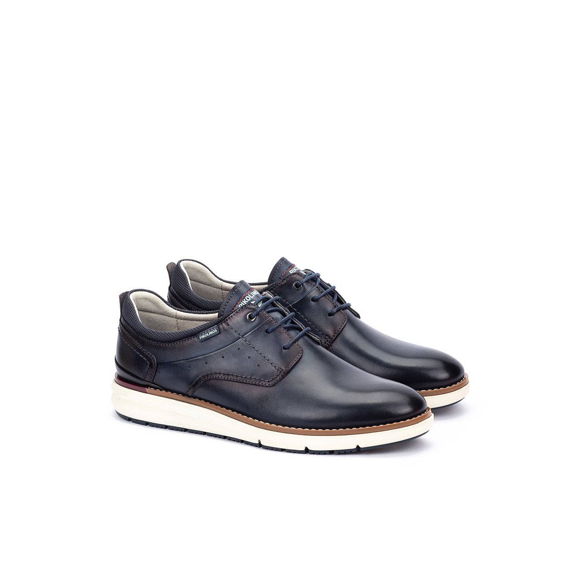 Chaussures à lacets cuir Manacor blue, PIKOLINOS