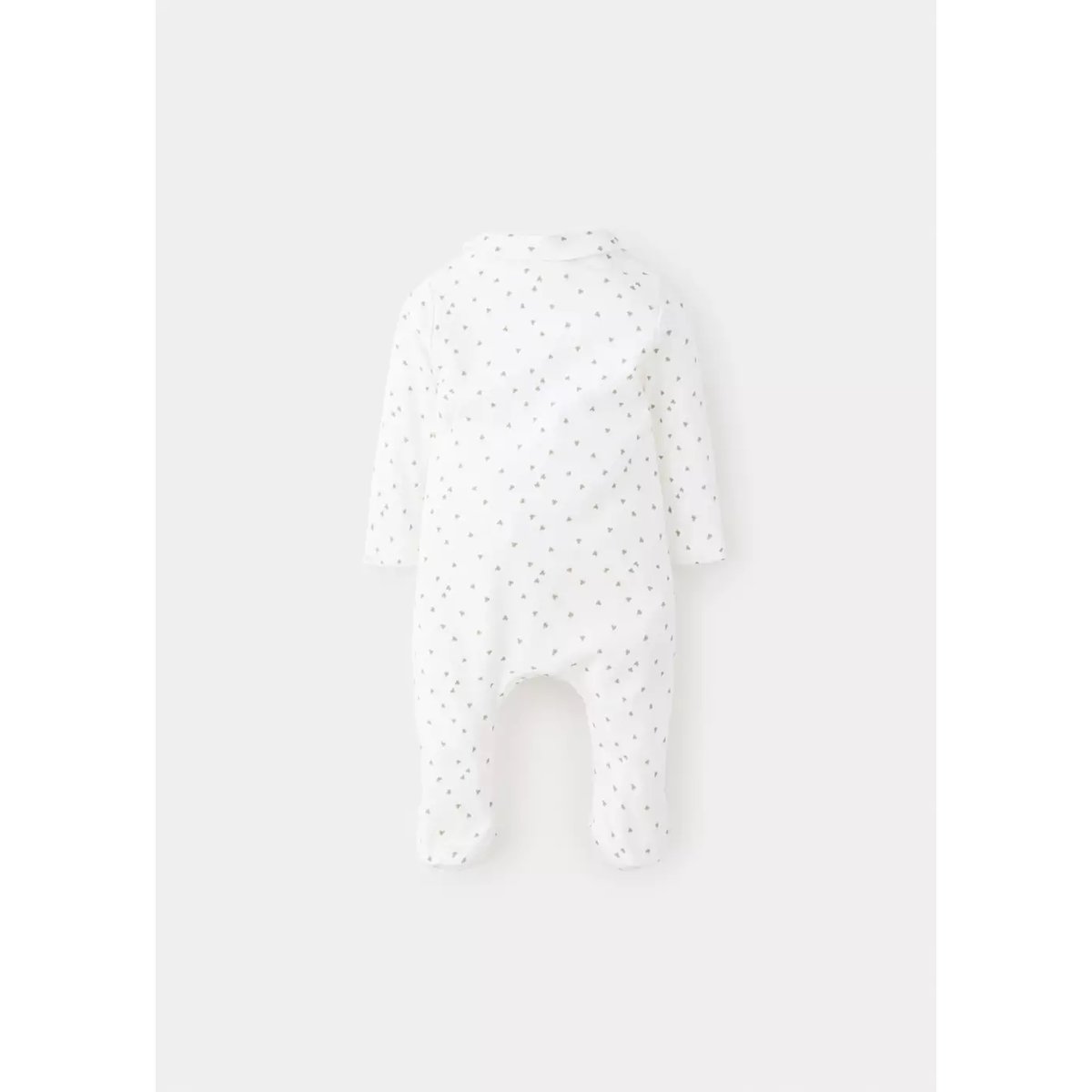 Pyjama long imprimé blanc cassé, MANGO BABY