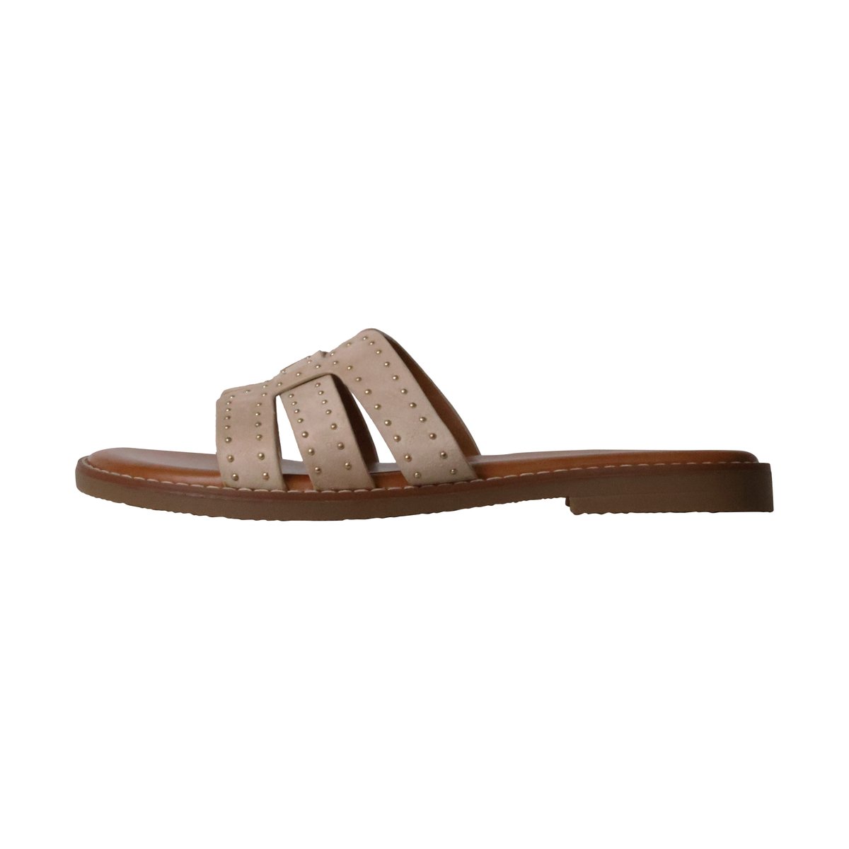 Mules Plates à Enfiler Loevah Paris beige, ENZA NUCCI