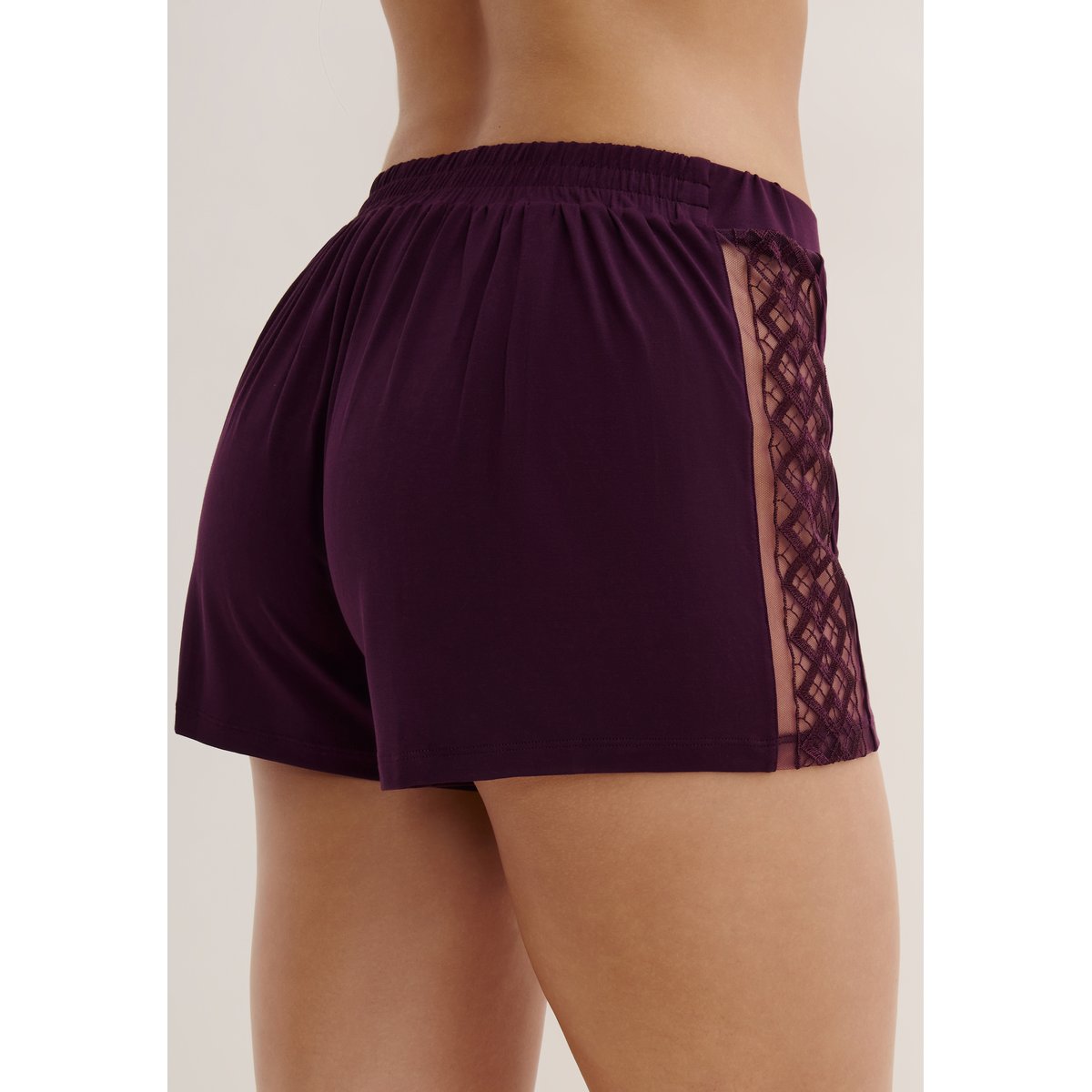 Culotte shorty Sweet Obsession deep berry, AUBADE