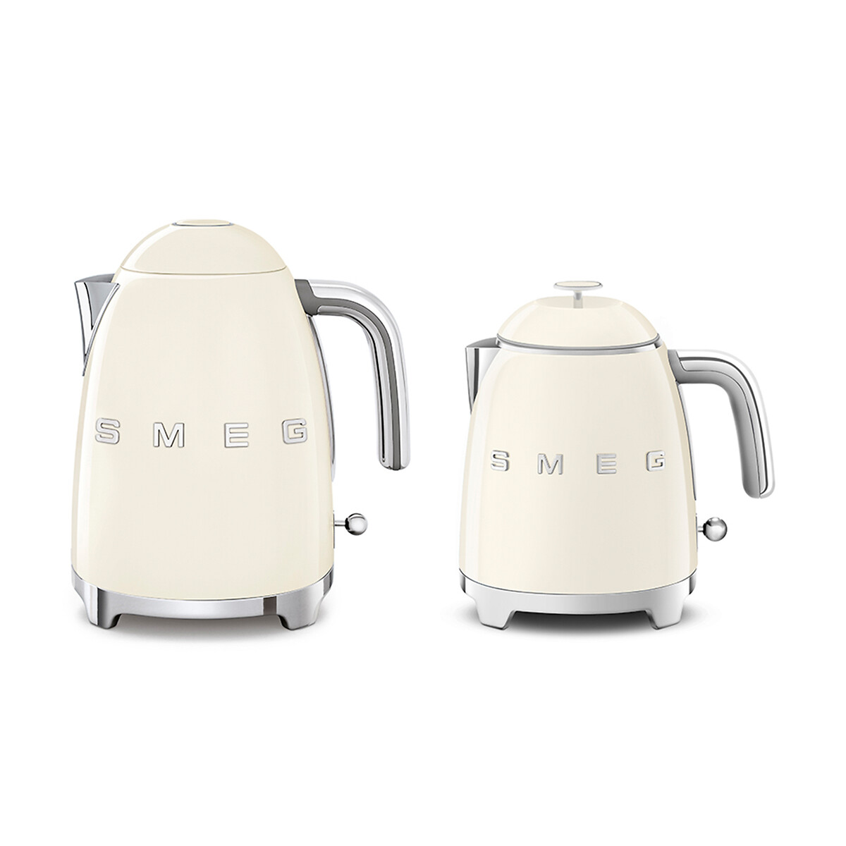 Retro Style 0.8L Mini Kettle - KLF05 cream, SMEG