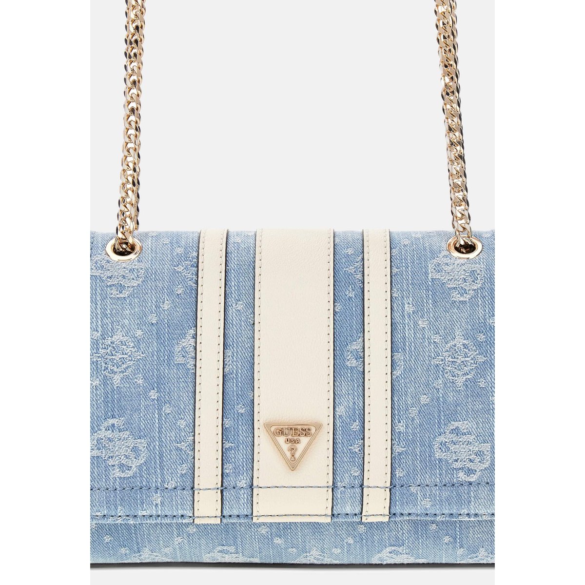 Sac Noelle Crossbody bleu clair, GUESS