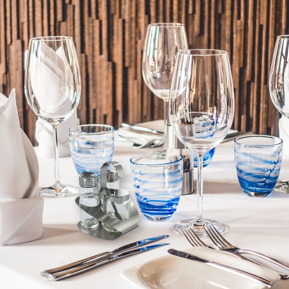 Set de 6 ustensiles de cuisine ensemble de sel et poivre BASIC inox|transparent, FACKELMANN