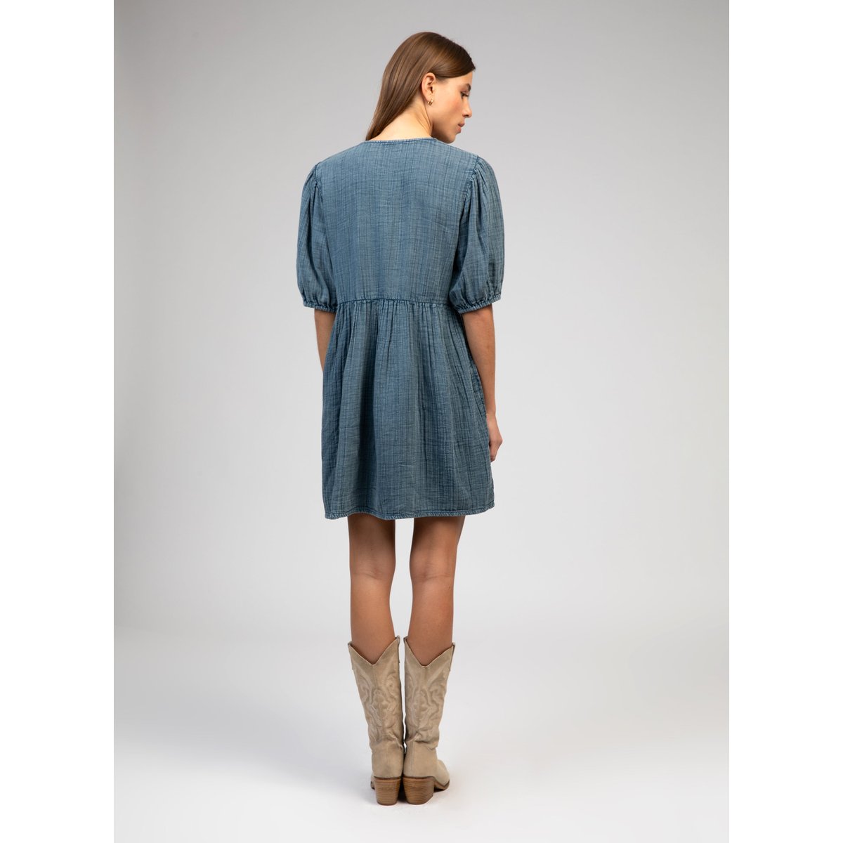 Robe Courte OLEONIA ardoise, AN'GE