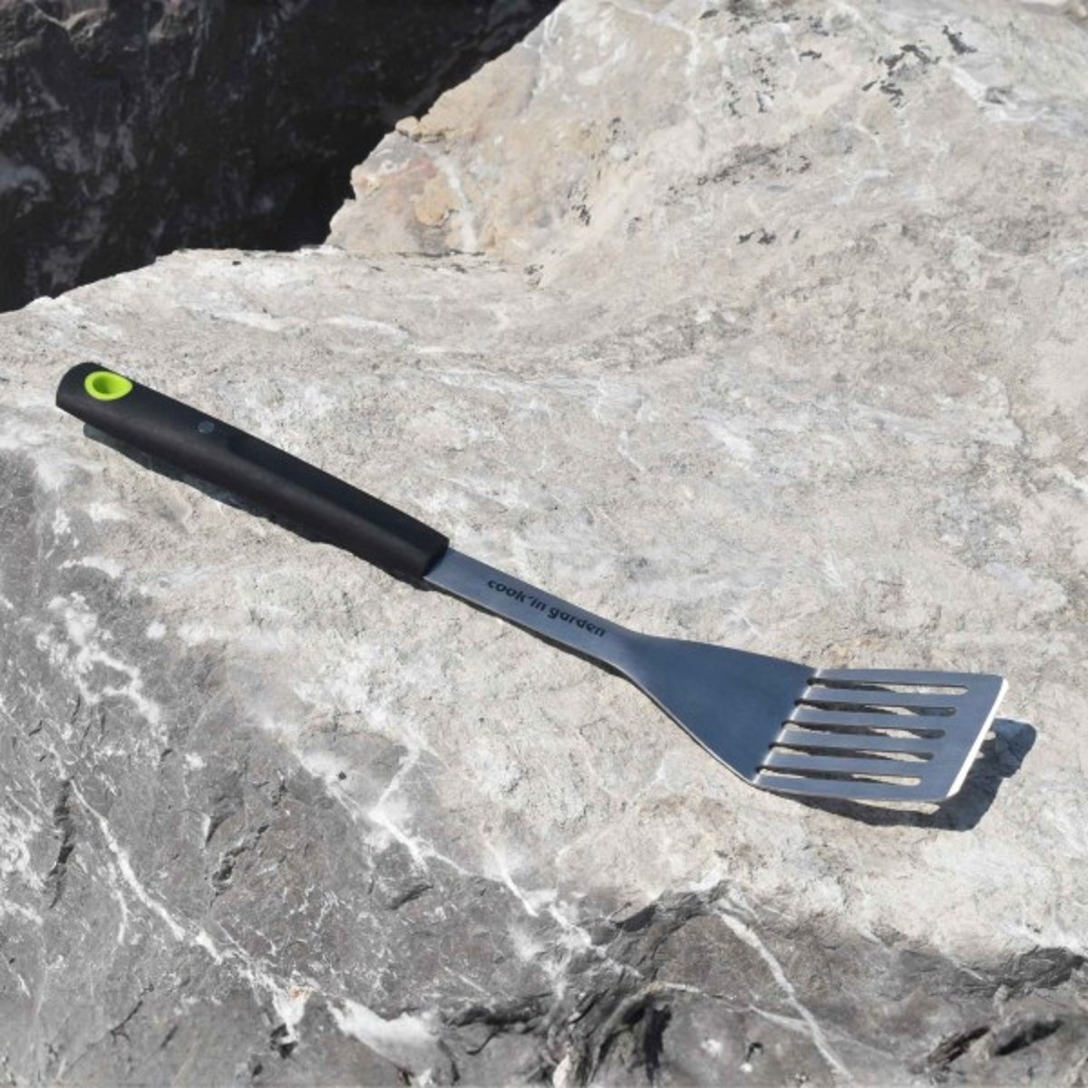 Spatule pour barbecue aimantée avec manche soft touch couleur unique, COOK IN GARDEN