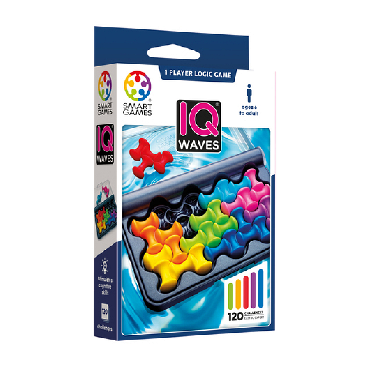SmartGames IQ Waves casse tete bleu, SMART GAMES