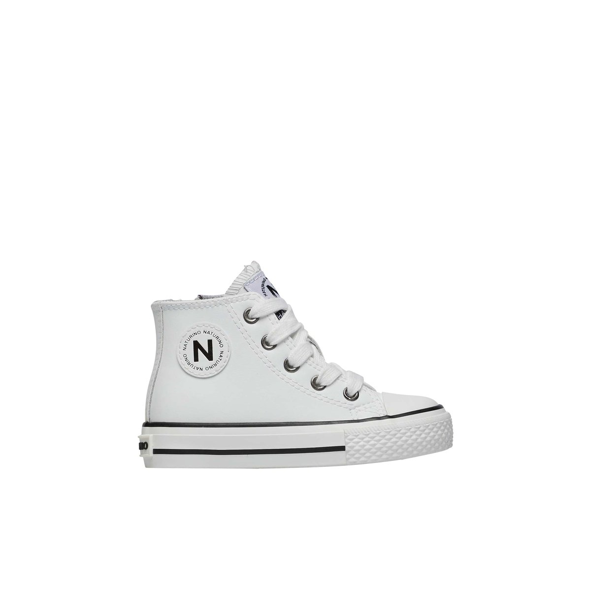 Baskets en cuir YLFAS. blanc, NATURINO