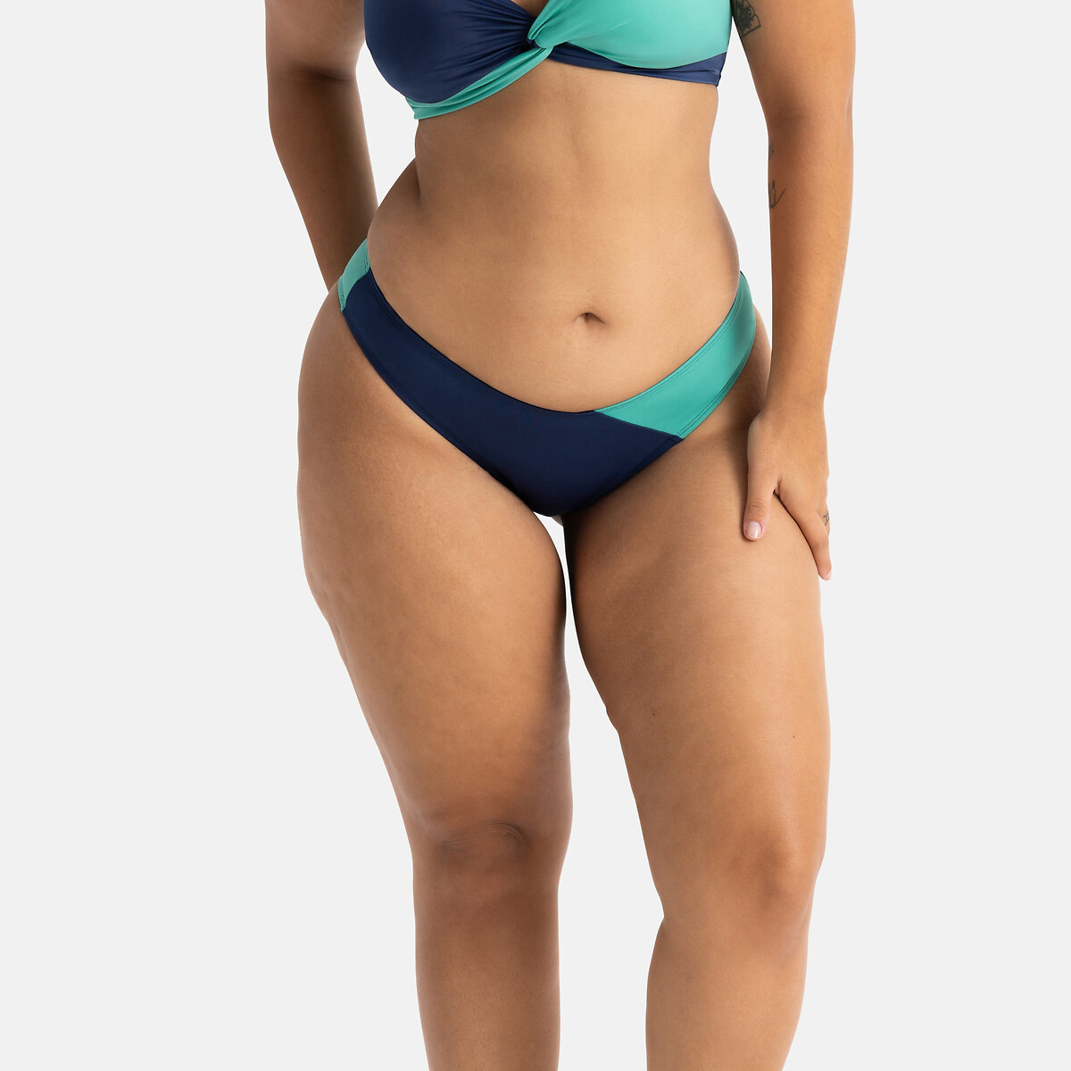 Aravina Bikini Bottoms navy/turquoise, DORINA