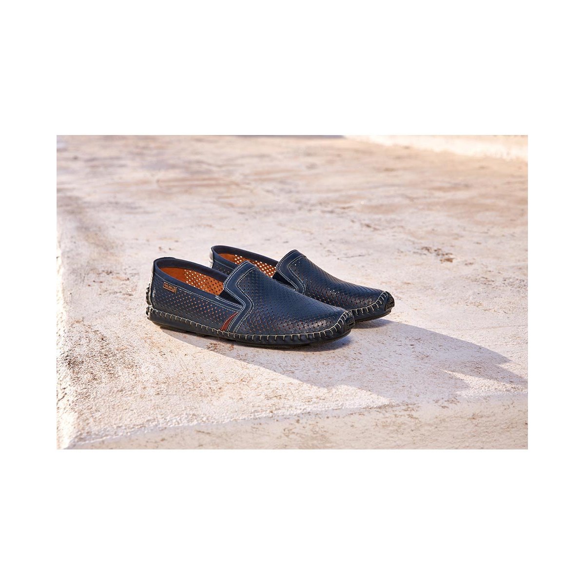 Mocassins cuir Jerez blue, PIKOLINOS