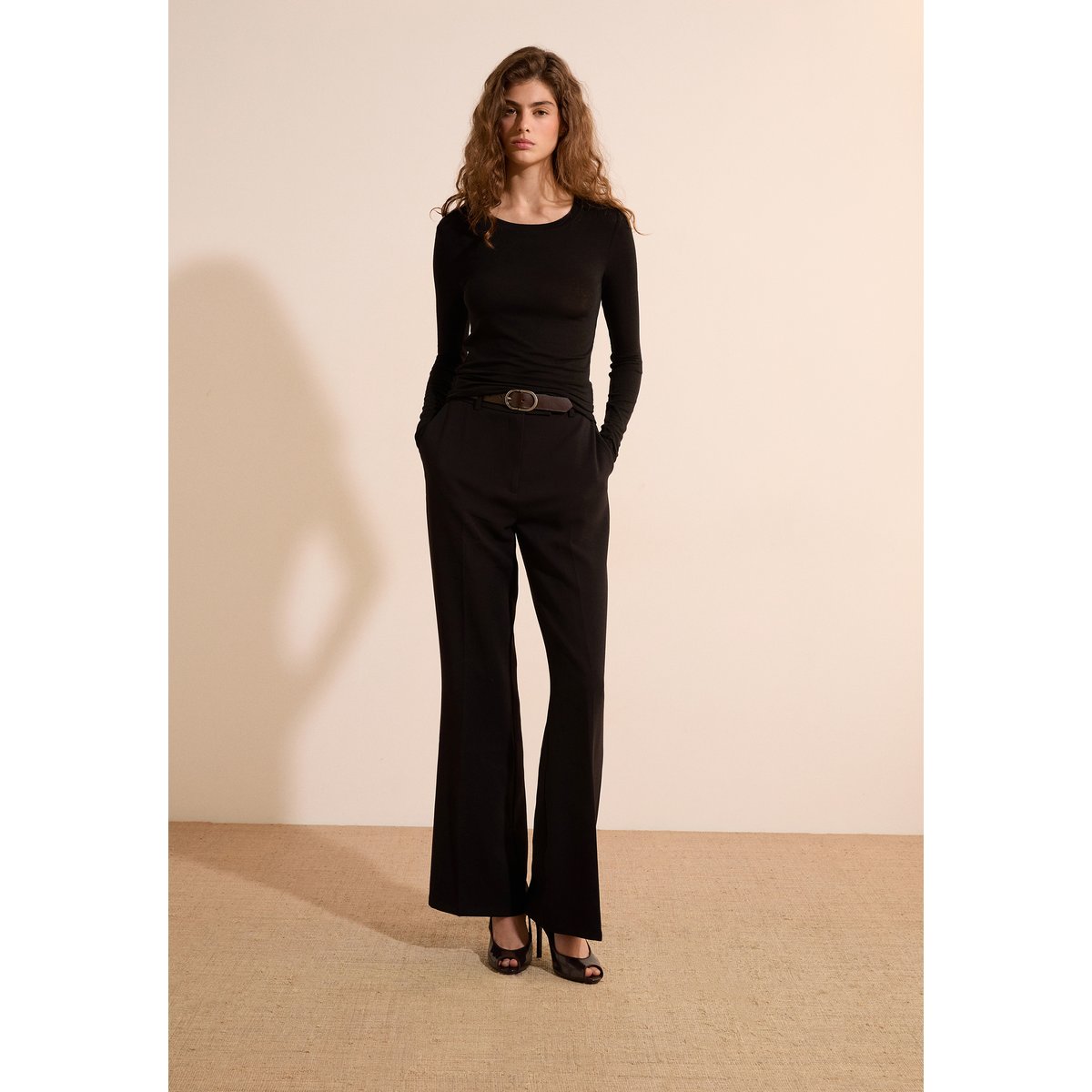 Pantalon flare VERLY noir, ETAM