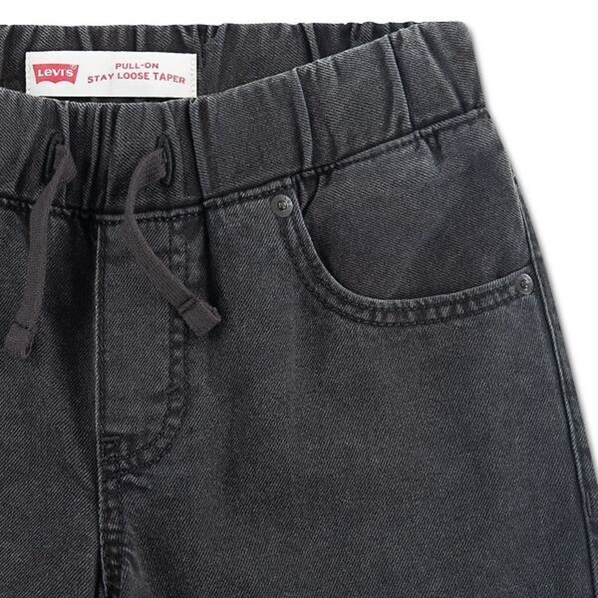 Jean avec ceinture élastiquée denim noir, LEVI'S KIDS