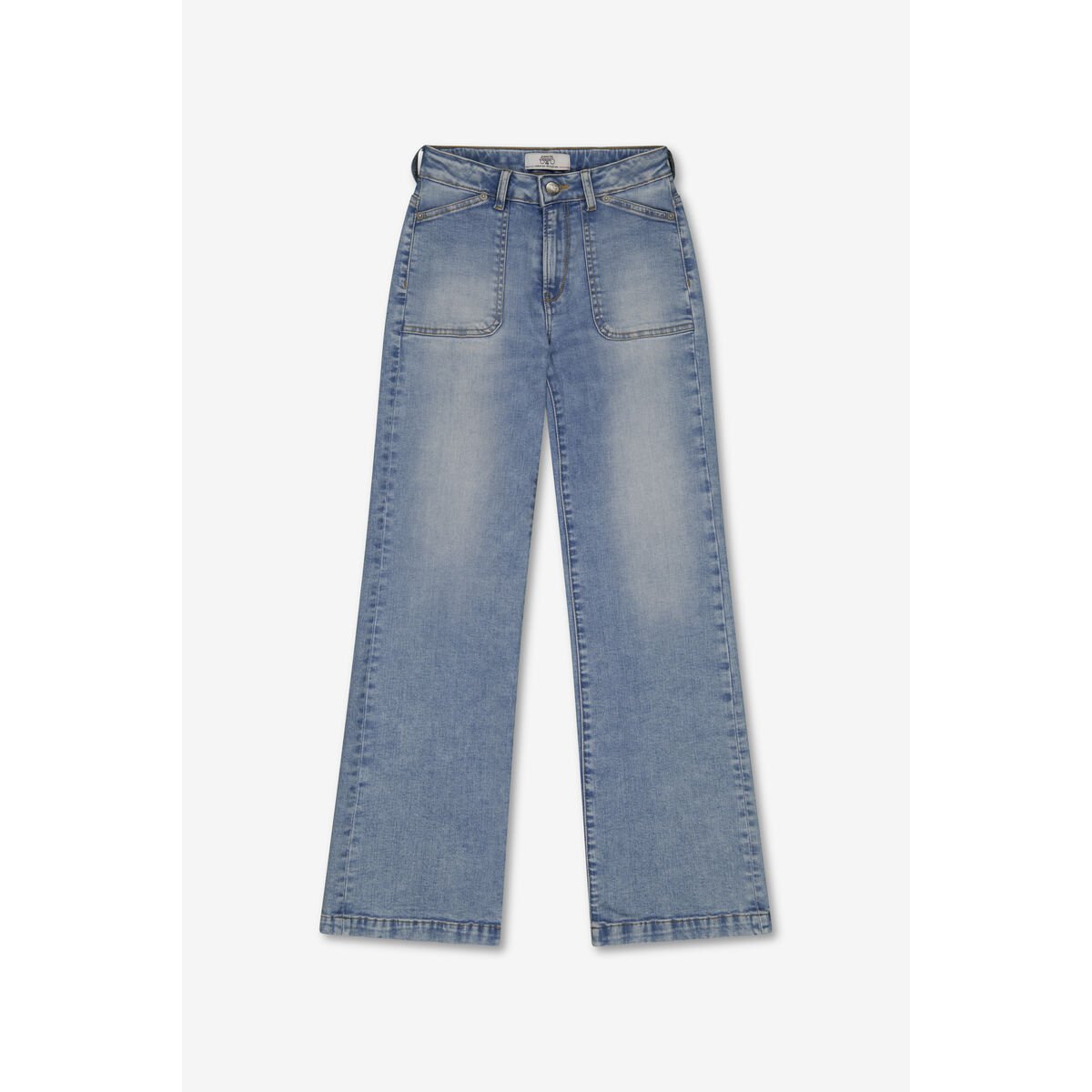 Jeans flare, longueur 34 blue, LE TEMPS DES CERISES
