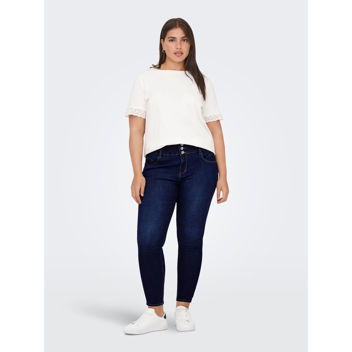 Jean Skinny medium blue denim, ONLY CARMAKOMA