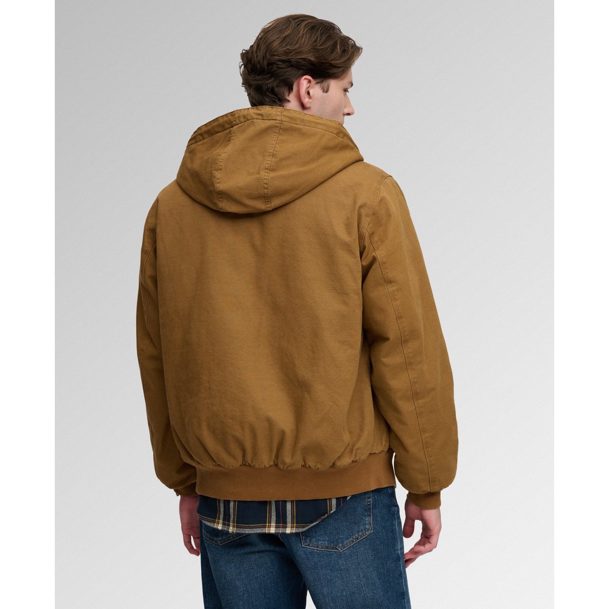 Bomber Workwear à Capuche marron denim co tobacco, SUPERDRY