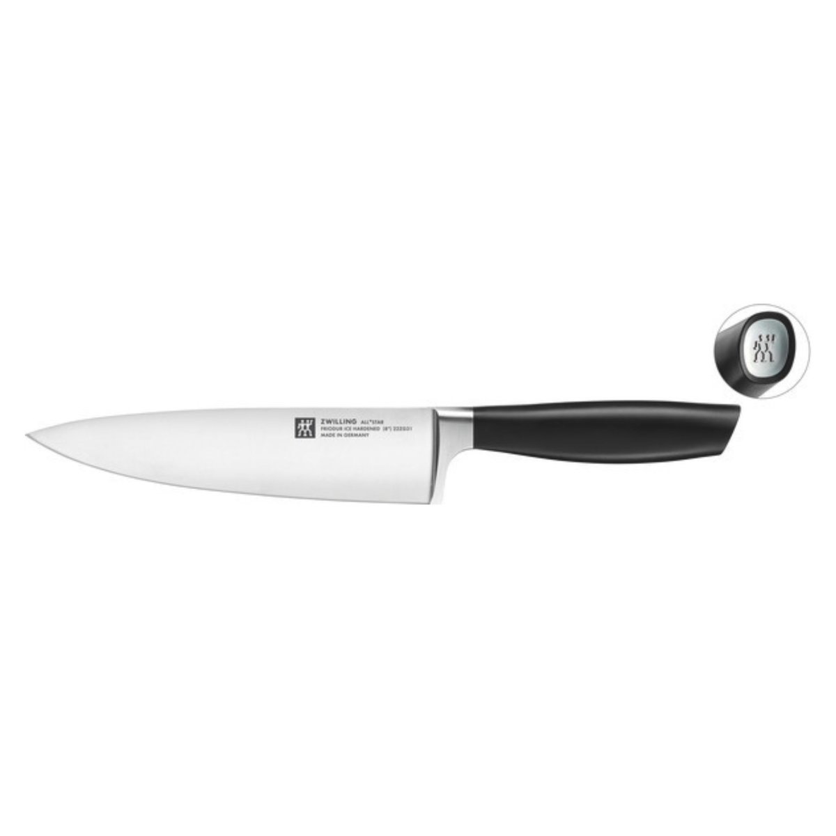 Set de couteaux 3-pcs, Argent noir, ZWILLING