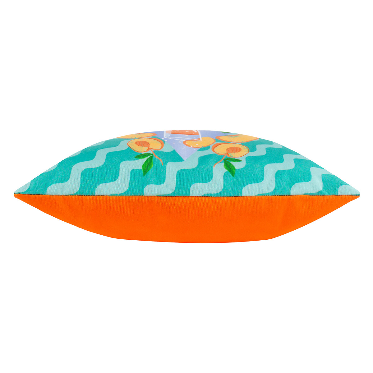 Peachy Abstract Outdoor Filled Cushion aqua , FURN.