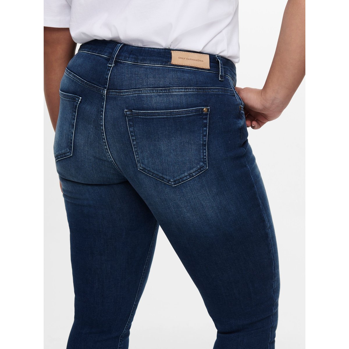 Jean Skinny medium blue denim, ONLY CARMAKOMA