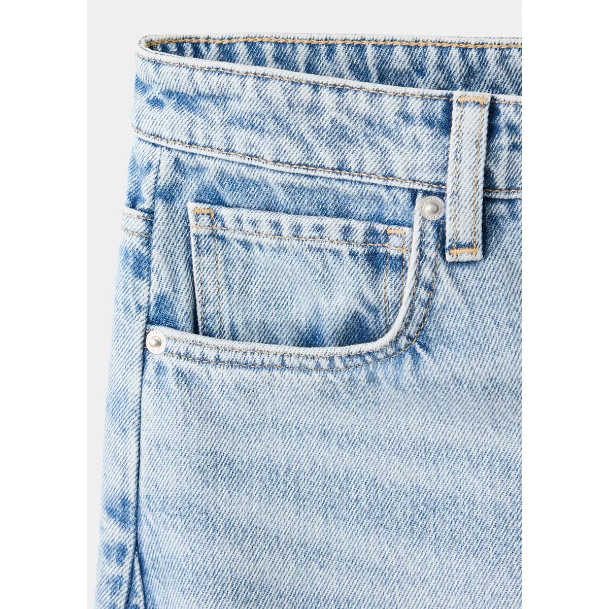 Jean balloon taille normale bleu clair, MANGO