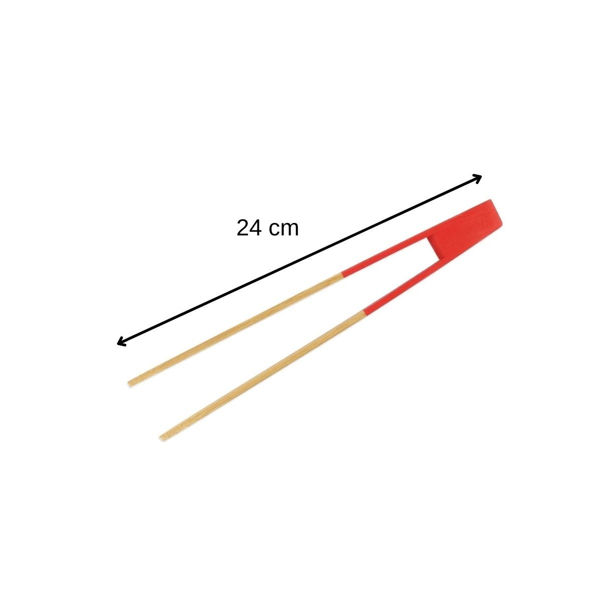 Pince de cuisine aimantée WOOD EDITION rouge,bois, FACKELMANN