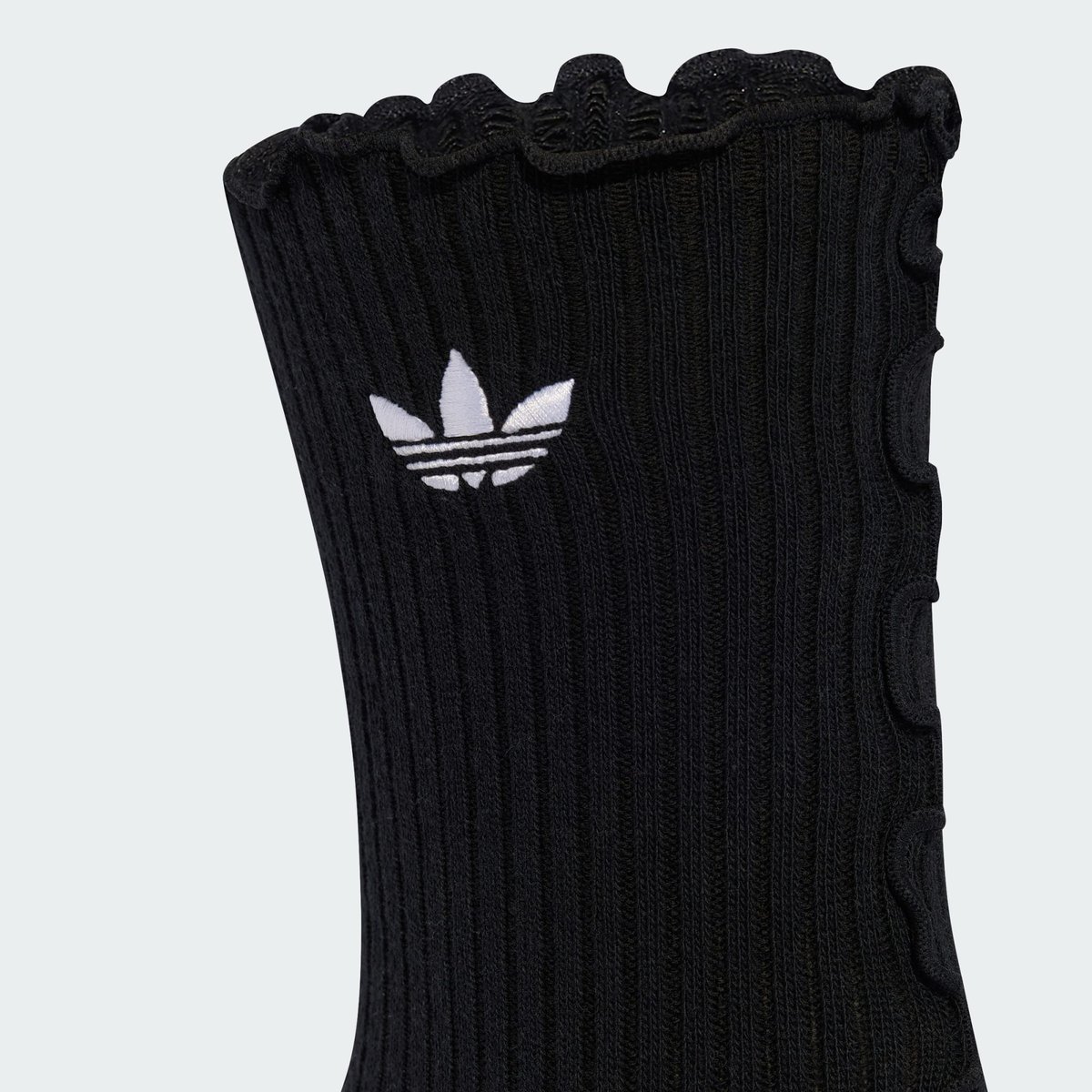 Chaussettes Mi-Mollet À Volants (2 Paires) Chaussettes Mi-Mollet À Volants (2 Paires) black / white, adidas Originals