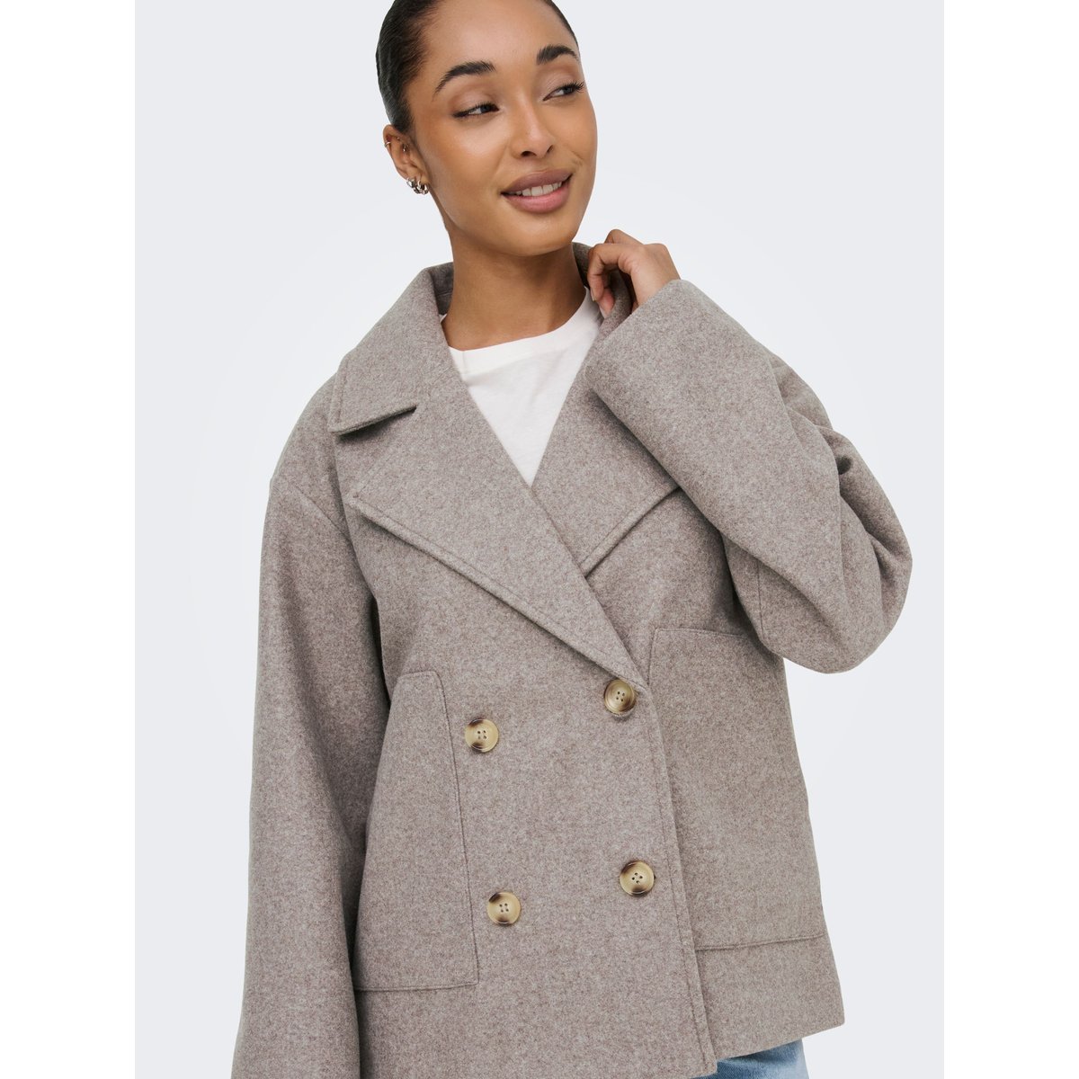 Veste taupe gray, ONLY