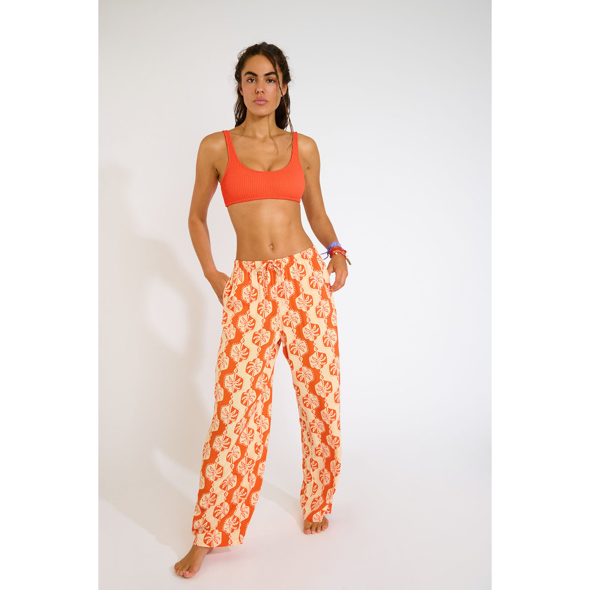 Pantalon Okeah - SARONG orange, BANANA MOON