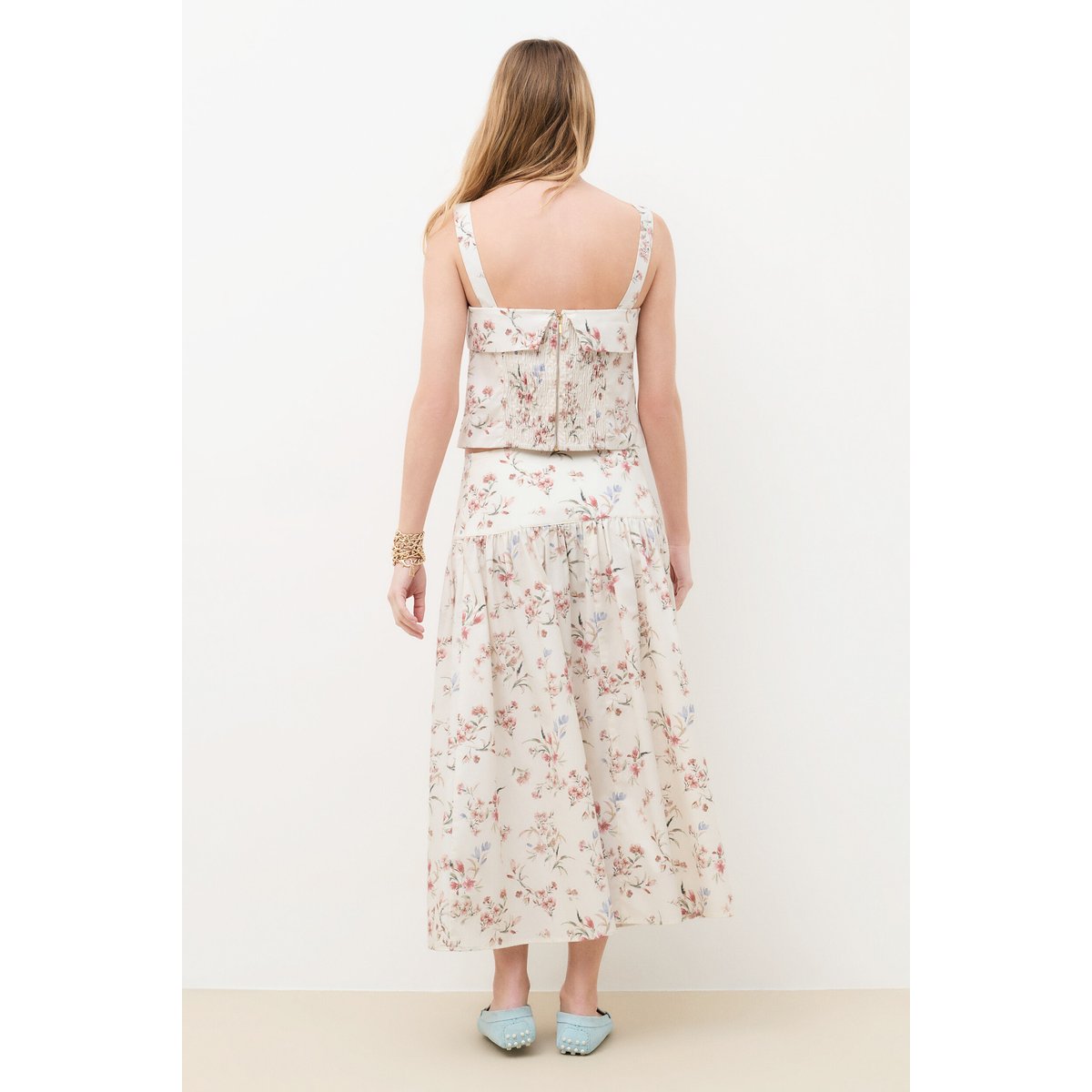 Chemise droite col carré CHEMISE CLYDIA ivoire, CAROLL