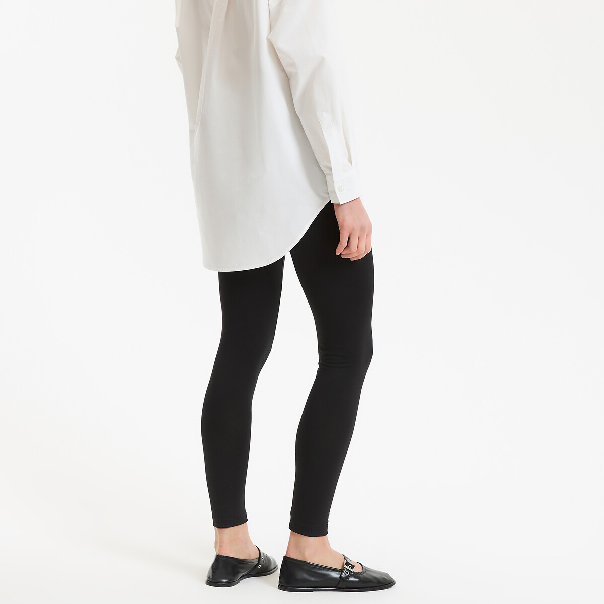 Legging long, taille haute noir, LA REDOUTE COLLECTIONS